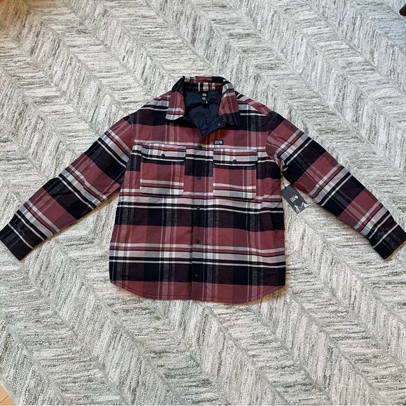 NWT Mountain Hardware Dolorest Insulated Flannel Pockets Autumn Fall Shacket - Picture 3 of 16